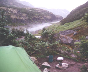 Happy Camp along the Chilkoot Trail