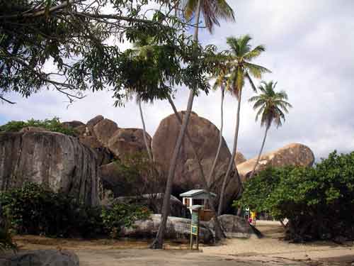 The entrance to the Baths