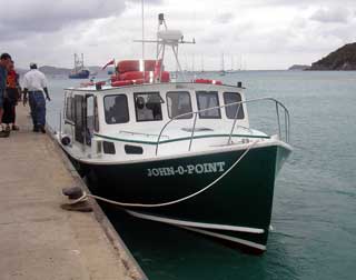 The ferry to Virgin Gorda