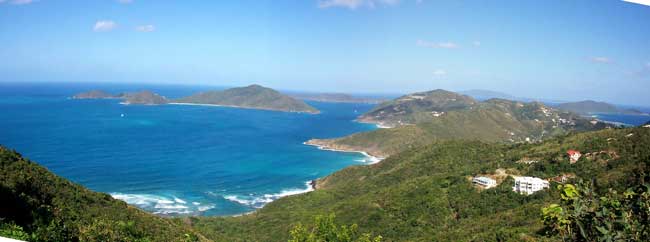 North shore of Tortola