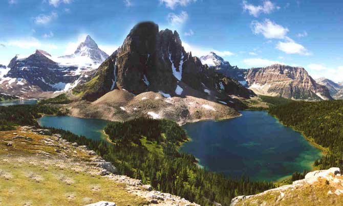 Cerulean and Sunburst Lakes