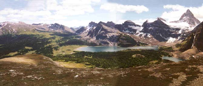 Mt Assiniboine and Lake Magog