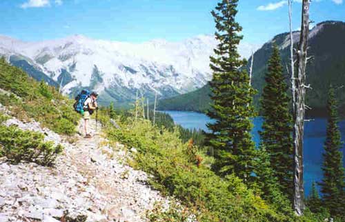 Trail along Marvel Lake