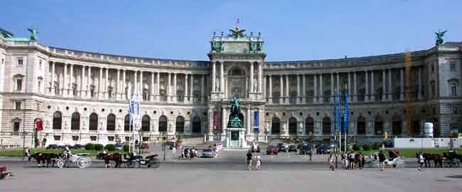 The Hofburg Palace and Heldenplatz