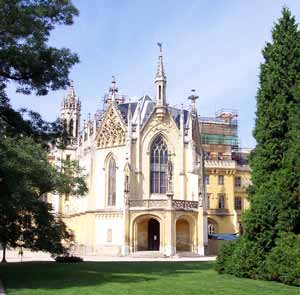 The chateau at Lednice