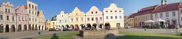 Telc's town square