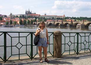 Vltava River and Charles Bridge