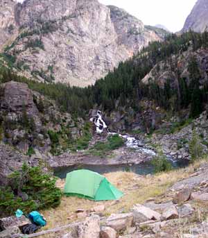 Our Rimrock Lake campsite