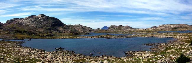 Our first view of Fossil Lake