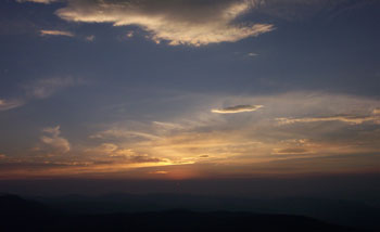 Sunset from UpUp40 lookout tower