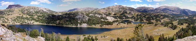 Rainbow Lakes panorama