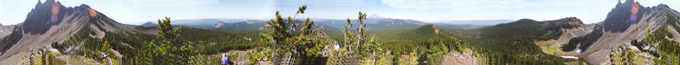 Porcupine Peak panorama