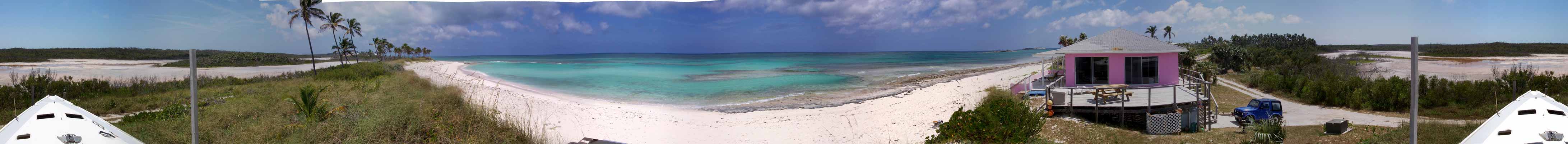 Panoramic view of le Sable Rose