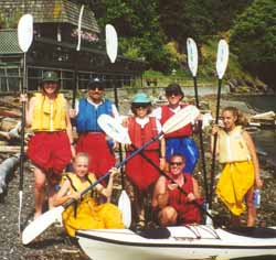 The Buckley family kayakers !