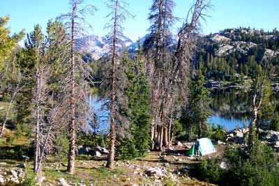 Hobb Lake campsite