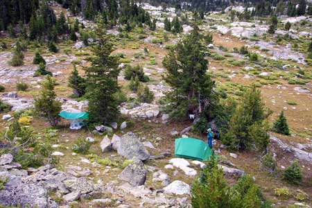 Cook Lake campsite