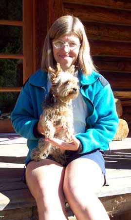 Dog at Old Mill Cabins