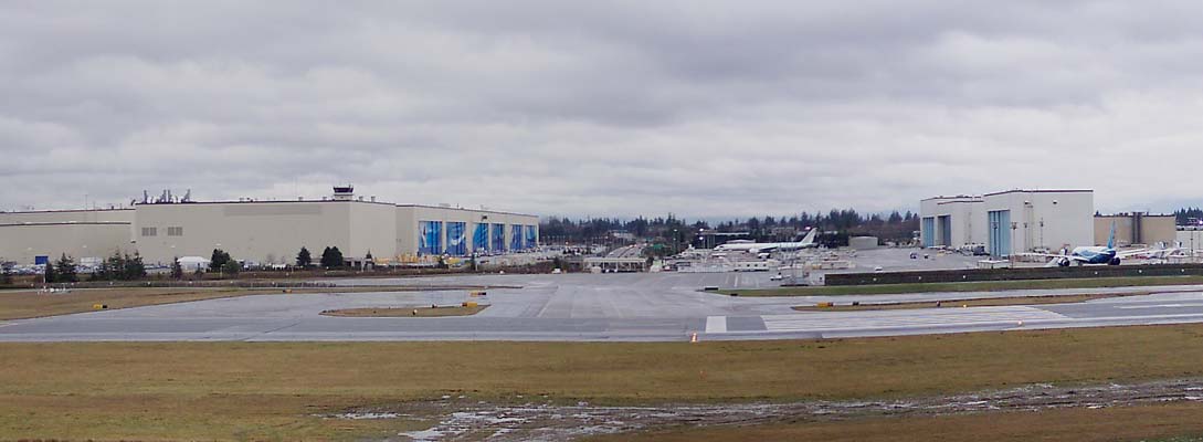 The Boeing factory
